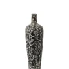 Wazon RUBYNO 80 cm czarno biały