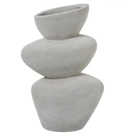 Wazon SARVADO 36 cm piaskowy biały