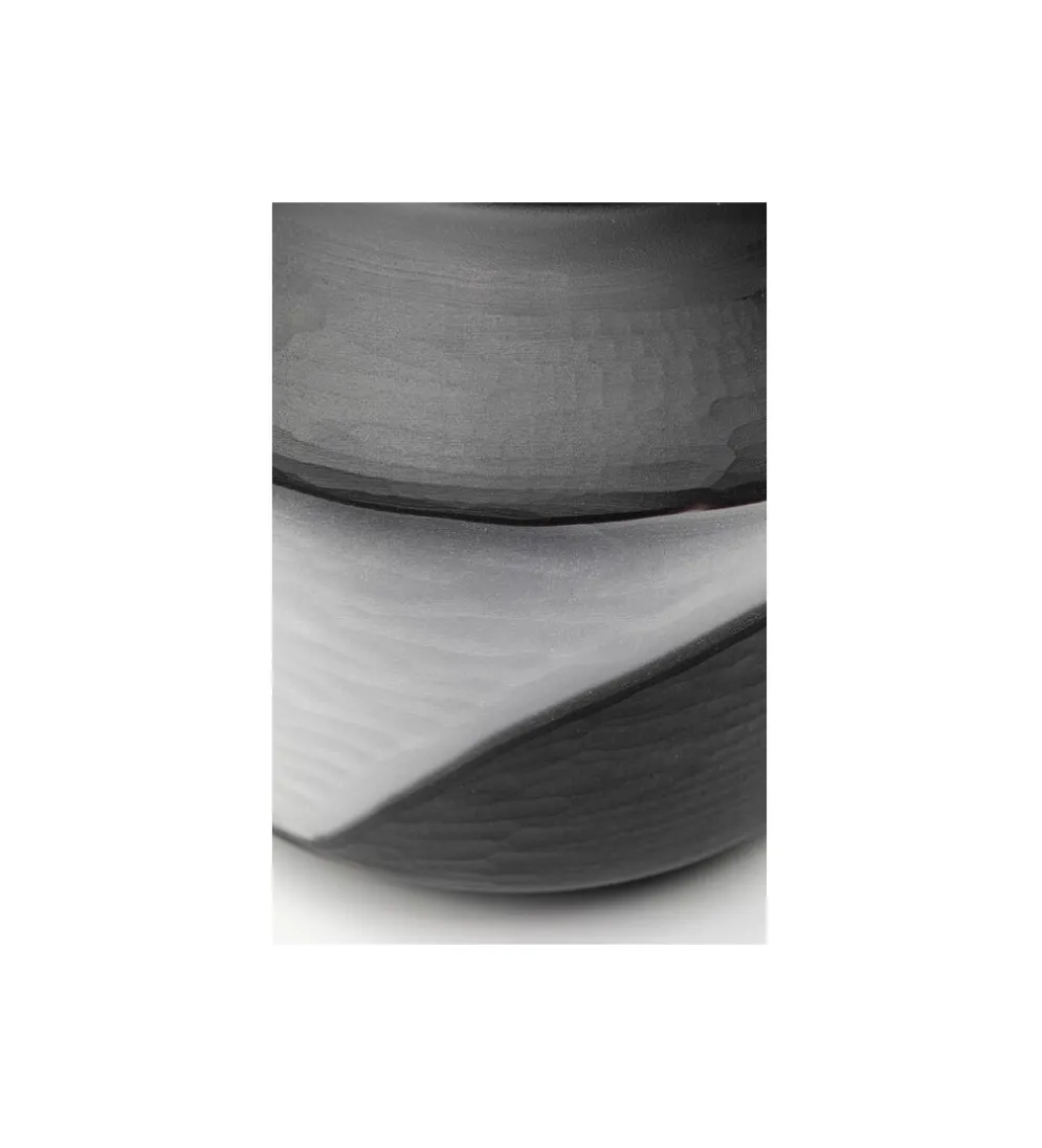 Wazon Shadow 34 cm czarno biały