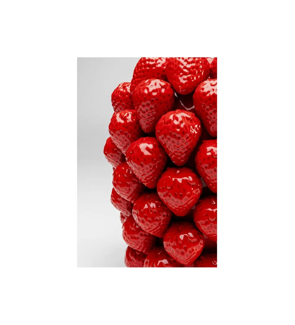 Wazon Strawberries 30 cm czerwony