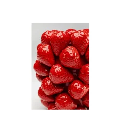Wazon Strawberries 24 cm czerowny
