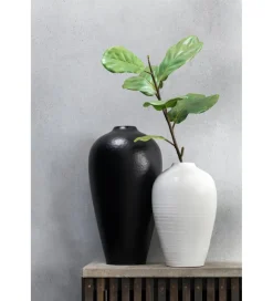 Wazon YING 50 cm ceramika czarny