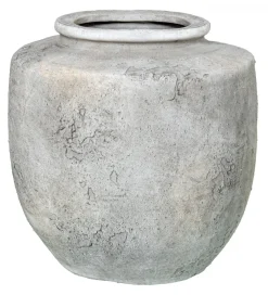 Wazon RUSTIC 17 cm ceramika szary