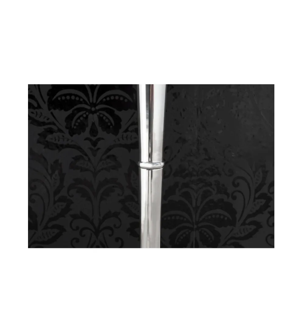 Świecznik 5 - ramienny 120 cm srebrny