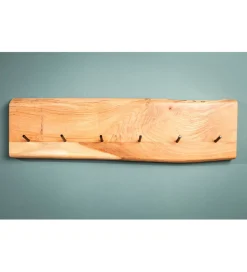 Wieszak ścienny Mammut 80 cm drewno akacja honey