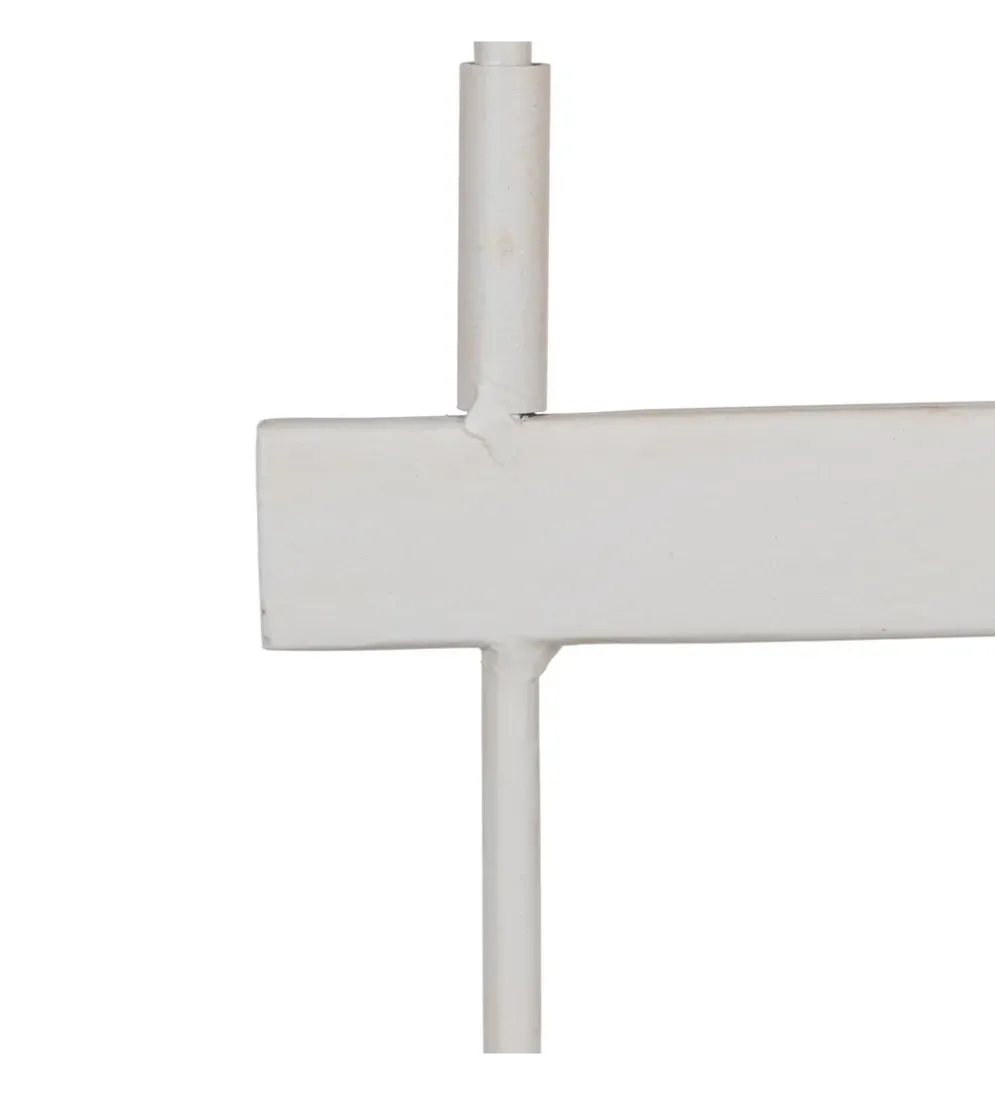 Wieszak LUDANO 50 cm biały naturalny czarny