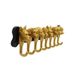 Wieszak RACK DOG FAMILY 69 cm złoty