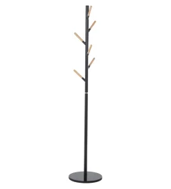 Wieszak stojący PERCHERMI 172 cm czarny