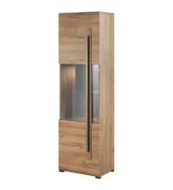 Witryna TULSA 60 cm w optyce dąb Grandson