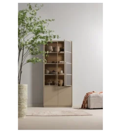 Witryna CASA 236 cm drewno sosny piaskowy