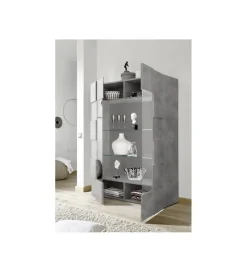 Witryna DAMA 121 cm w optyce betonu