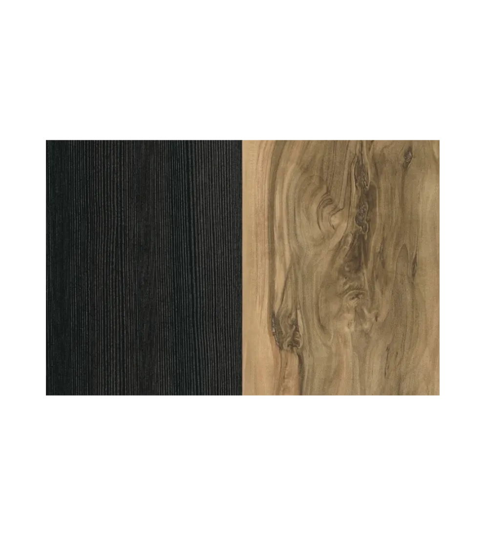 Witryna LARONA 65 Cm O Wybarwieniu Satin Nussbaum z kolorem Touchwood