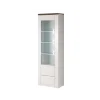 Witryna LARONA 65 cm o wybarwieniu Sonoma Trufel z kolorem Sibiu Larche