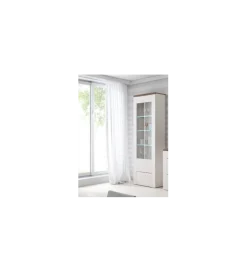Witryna LARONA 65 cm o wybarwieniu Sonoma Trufel z kolorem Sibiu Larche
