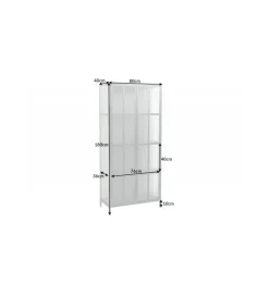 Witryna OLIMPIA 80 cm czarna