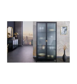 Witryna OLIMPIA II 80 cm czarna