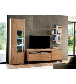 Witryna PORTLAND 64 cm lewostronna dębowa