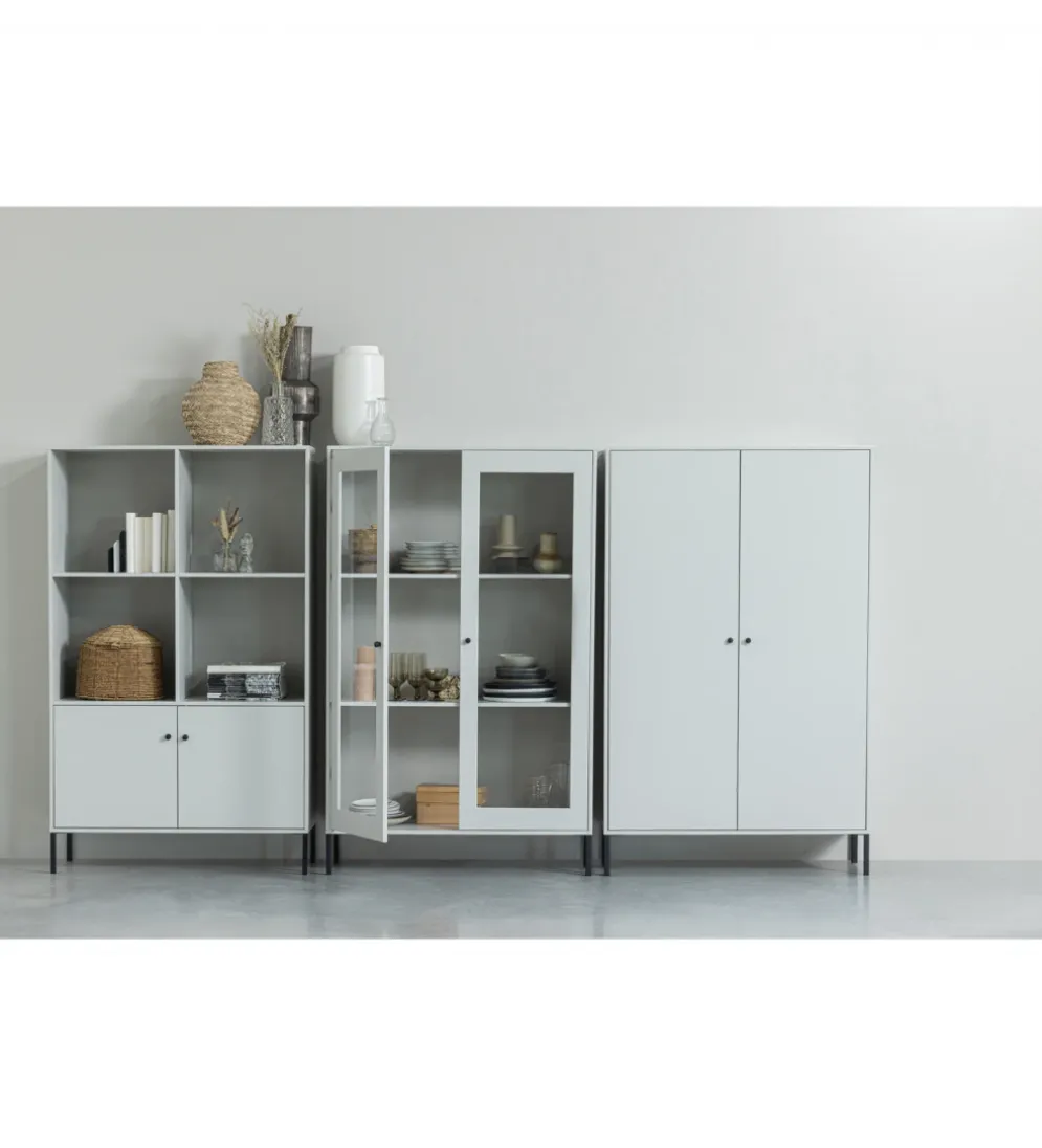Witryna XAM 155 cm zimno szary
