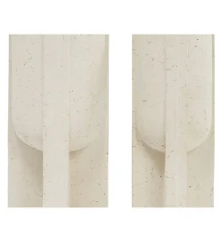 Zestaw 2 donic FERVA 101 cm 80 cm biała