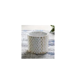 Zestaw 2 doniczek GRABADY 30 cm 25 cm naturalne