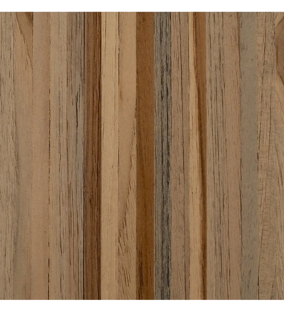 Zestaw 2 konsol BELLAMONTE 85 cm 75 cm drewno teak