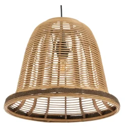 Zestaw 2 lamp wiszących WIESEM 41 i 33 cm naturalne