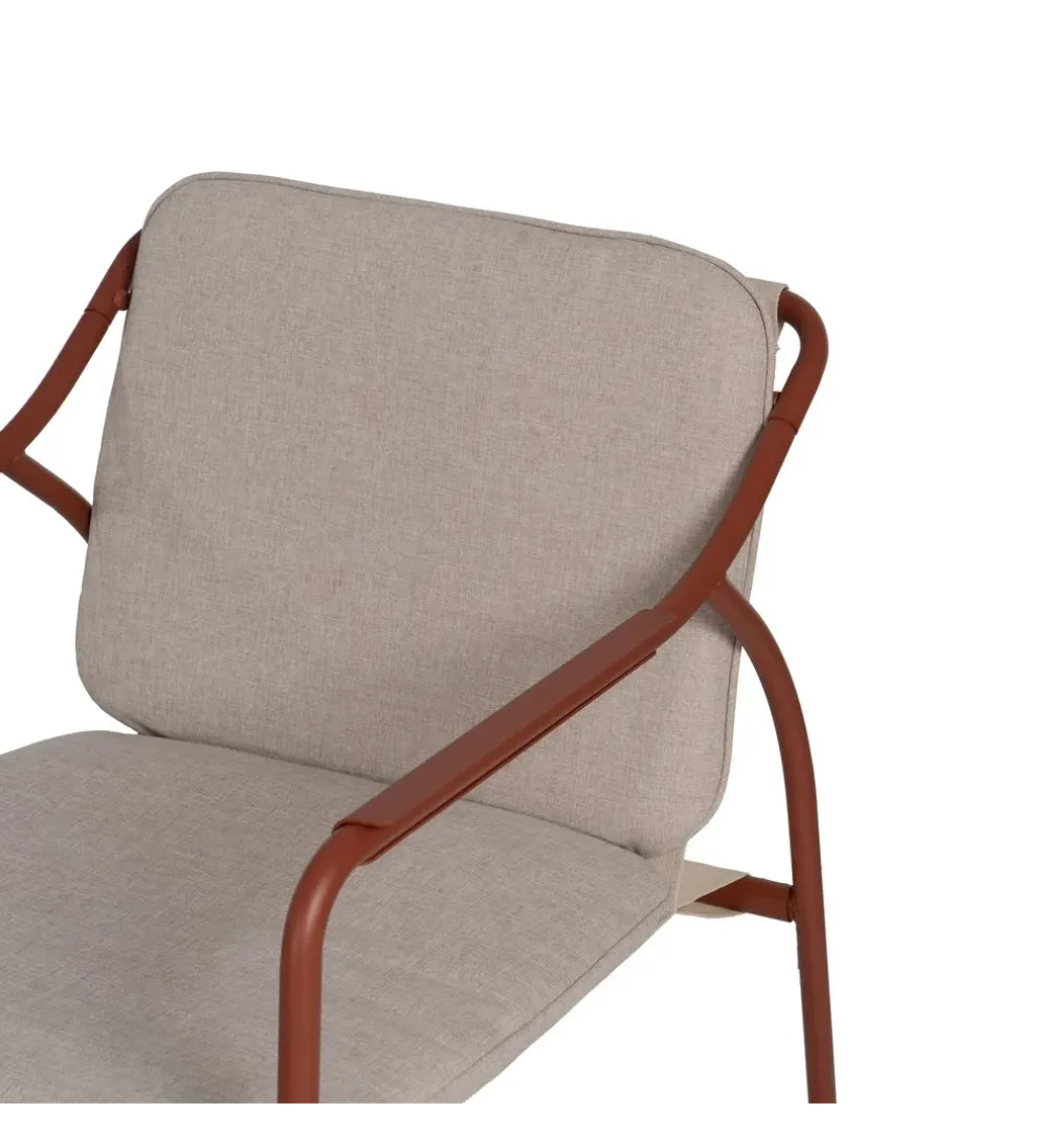 Zestaw ogrodowy OMAMA Terakota 2 fotele + sofa + stolik