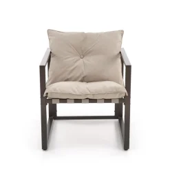 Zestaw ogrodowy SHARK brązowy - sofa + 2 x fotel + ława