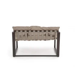 Zestaw ogrodowy SHARK brązowy - sofa + 2 x fotel + ława