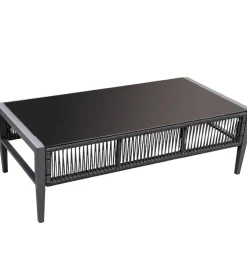 Zestaw ogrodowy TWOSOULME SOFA 198 cm dwa fotele 74 cm i stolik kawowy 128 cm