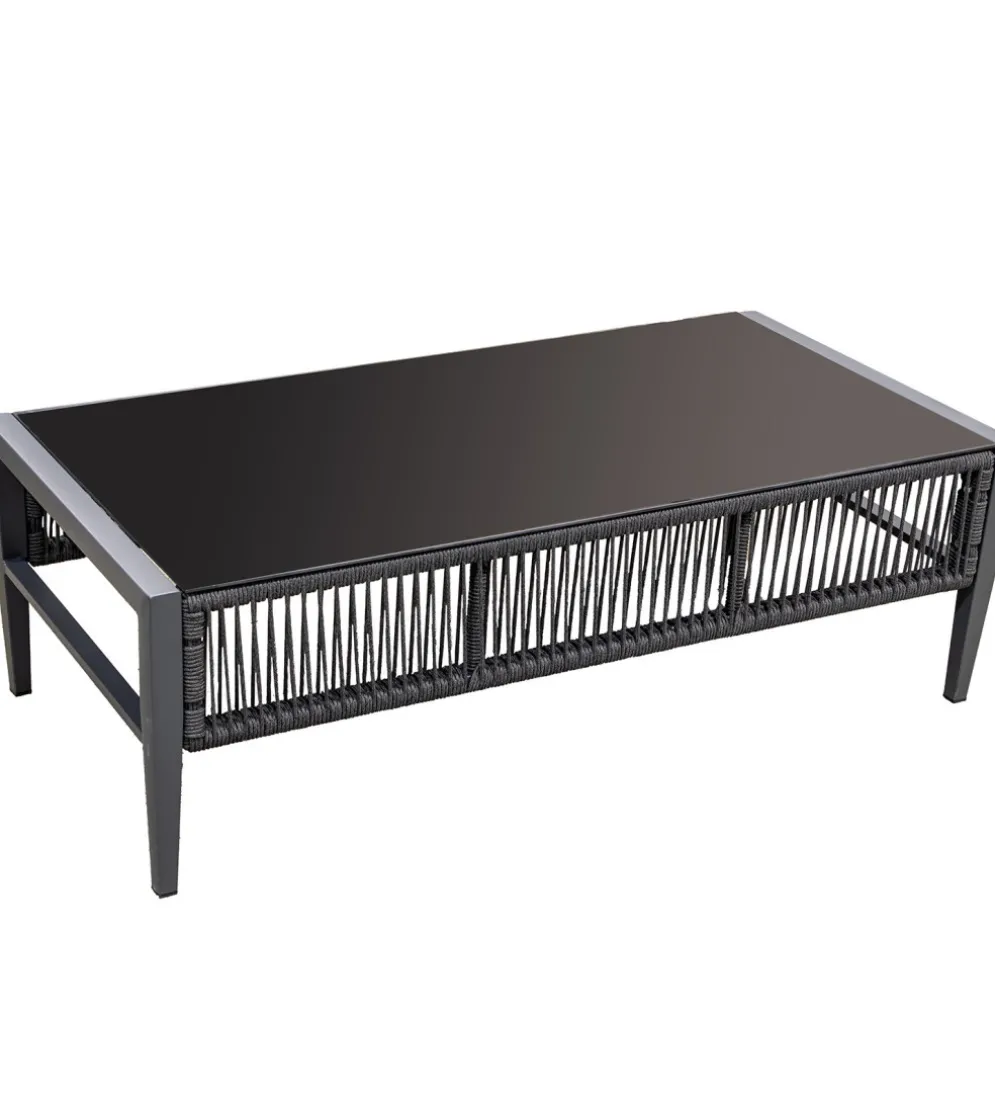 Zestaw ogrodowy TWOSOULME SOFA 198 cm dwa fotele 74 cm i stolik kawowy 128 cm