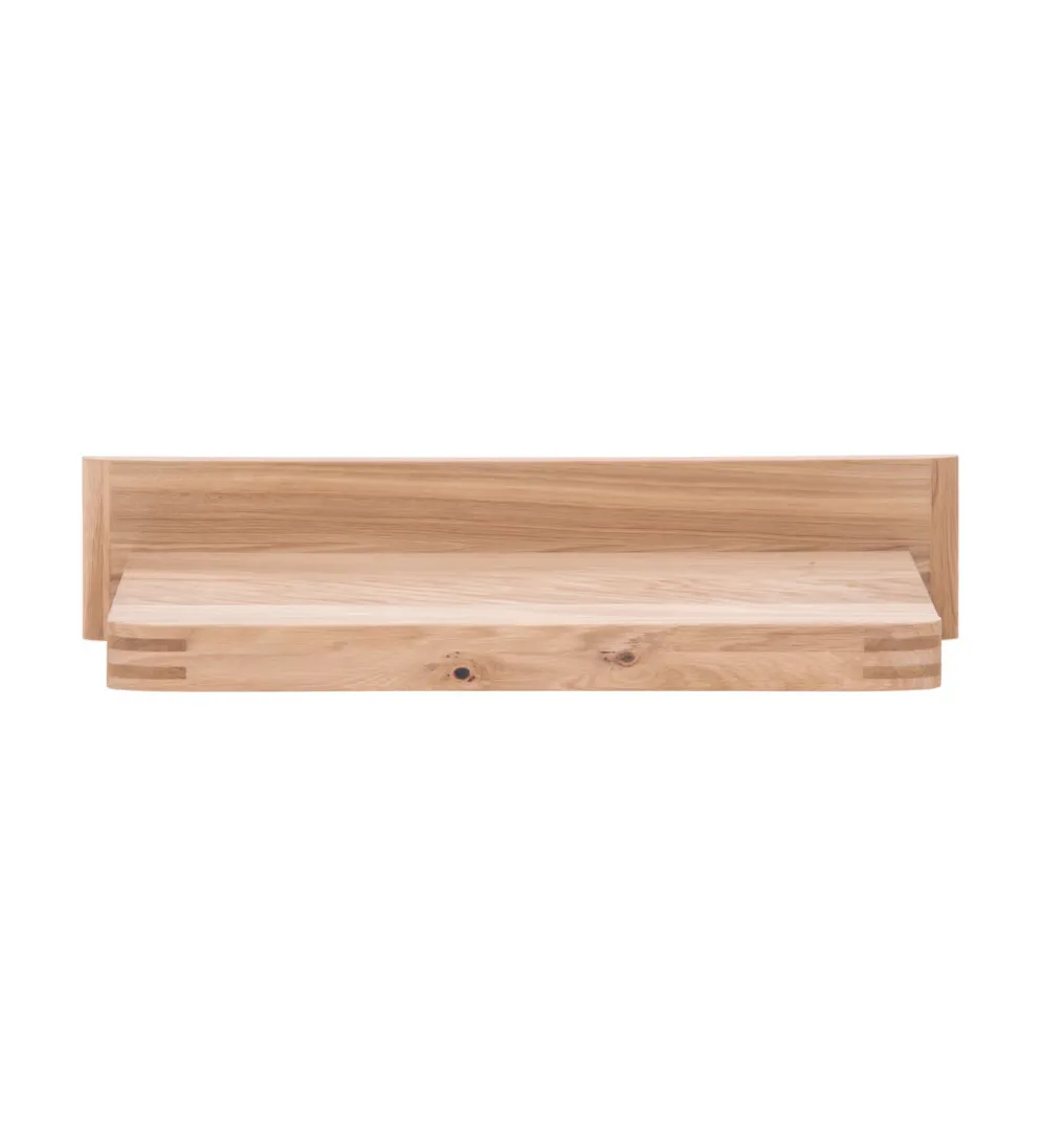 Zestaw 2 półki wiszące SALVADOR 90 cm w optyce dębu naturalny