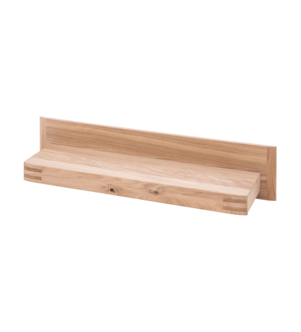 Zestaw 2 półki wiszące SALVADOR 90 cm w optyce dębu naturalny
