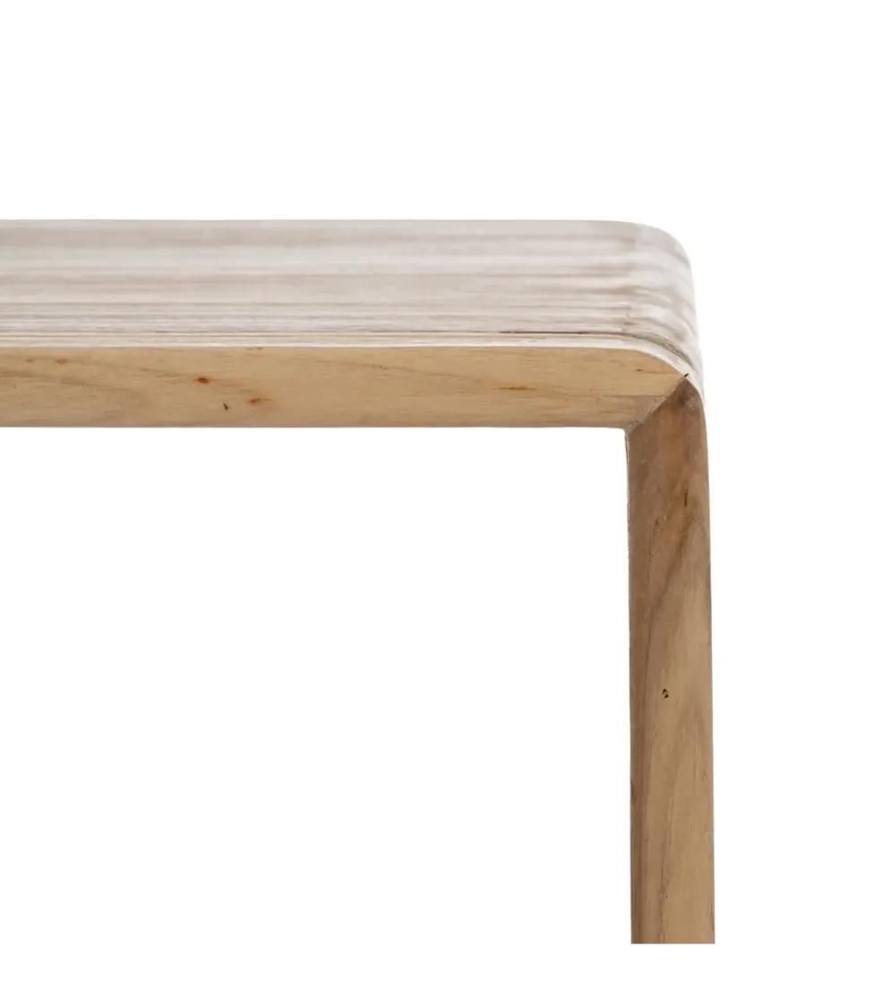 Zestaw 3 stolików kawowych BELLAMONTE 65 cm 55 cm 35 cm naturalnych