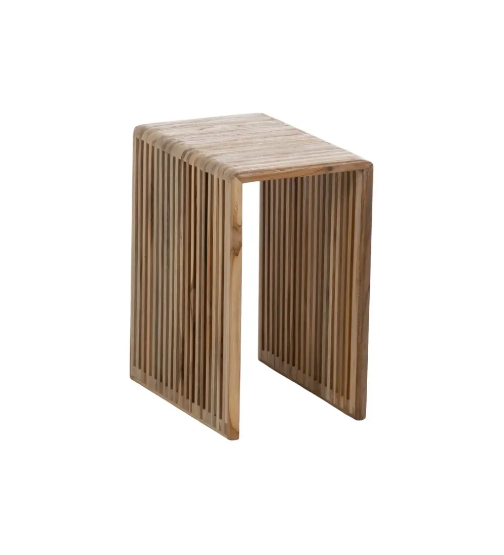 Zestaw 3 stolików kawowych BELLAMONTE 65 cm 55 cm 35 cm naturalnych