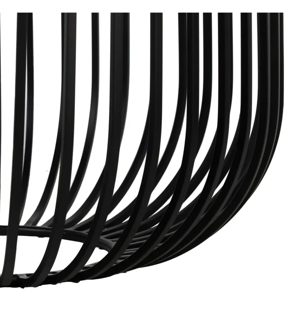 Zestaw 2 stolików kawowych GECMY 68 cm 55 cm czarne