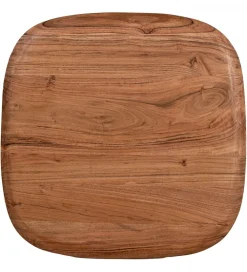 Zestaw 2 stolików kawowych PIMKO 50 cm 40 cm drewno akacja