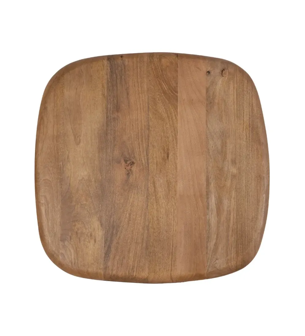 Zestaw 2 stolików kawowych RAGER 90 cm 70 cm drewno mango