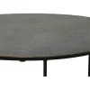 Zestaw 2 stolików kawowych RENGO 61 cm 76 cm antyczny brąz