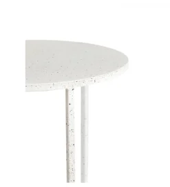 Zestaw 2 stolików kawowych SADAR 50 cm 52 cm białe