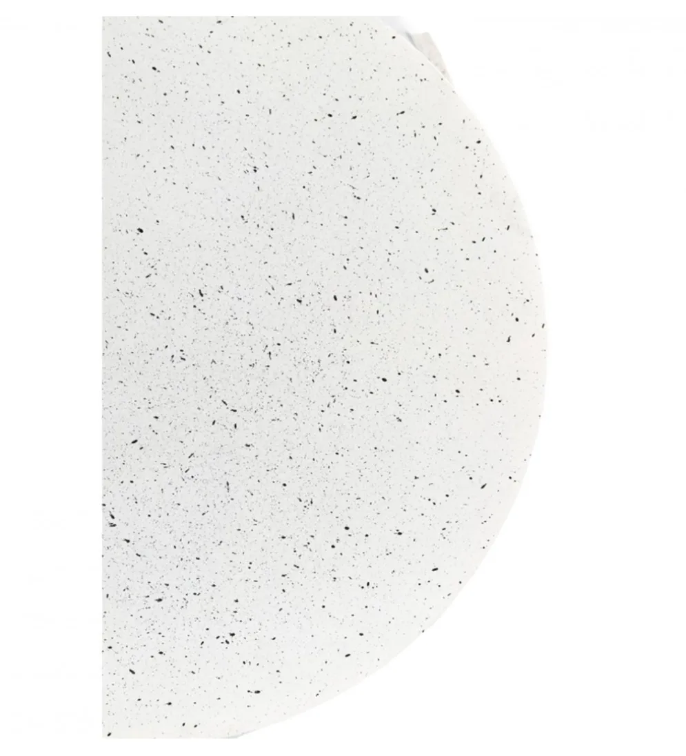 Zestaw 2 stolików kawowych SADAR 50 cm 52 cm białe