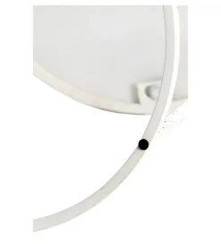 Zestaw 2 stolików kawowych SADAR 50 cm 52 cm białe