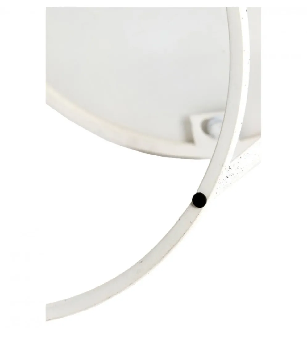 Zestaw 2 stolików kawowych SADAR 50 cm 52 cm białe