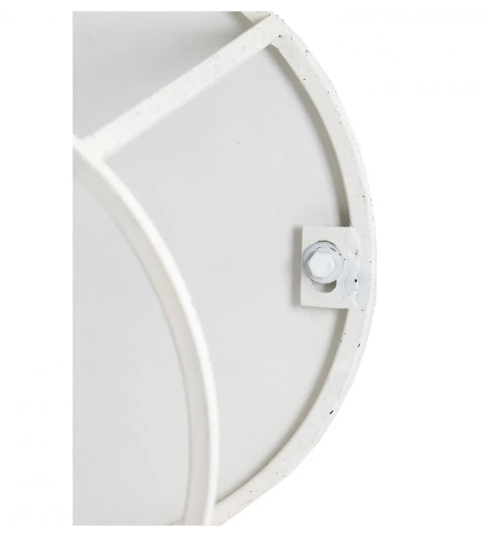 Zestaw 2 stolików kawowych SADAR 50 cm 52 cm białe
