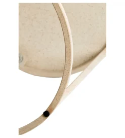 Zestaw 2 stolików kawowych SADAR 65 cm 75 cm piaskowe