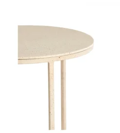 Zestaw 2 stolików kawowych SADAR 65 cm 75 cm piaskowe