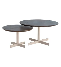 Zestaw 2 stolików kawowych TEKAN 80 cm
