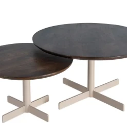 Zestaw 2 stolików kawowych TEKAN 80 cm